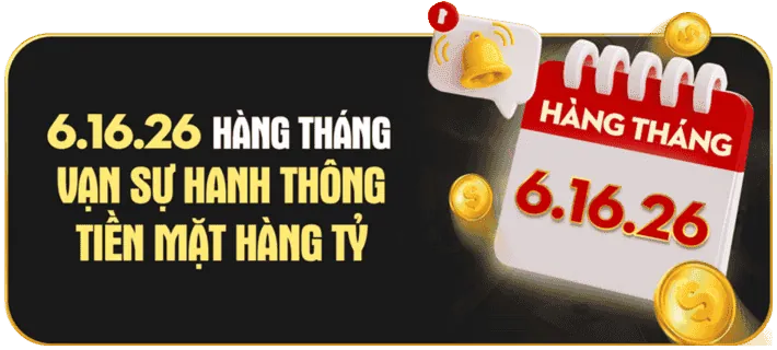 Tiền thưởng sinh nhật và các dịp lễ bl555win