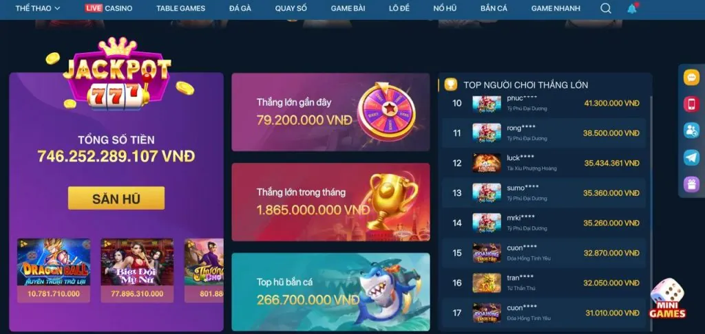 Đa dạng trò chơi bl555win