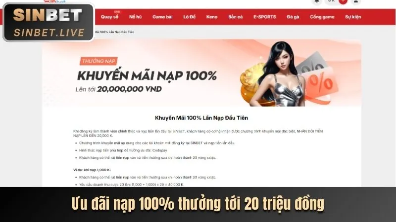 Thưởng chào mừng